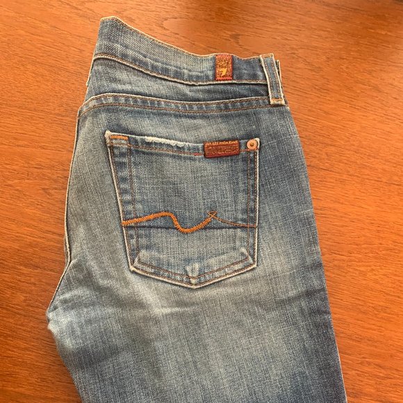 Vintage 7 For All Mankind Bootcut Jean - Size 25 - Picture 3 of 4